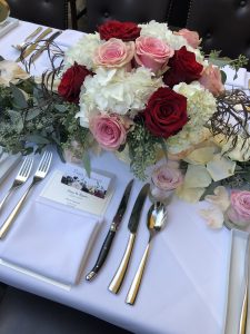 Bold Blossoms Wedding Centerpieces
